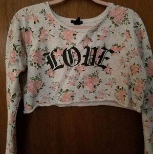 Forever 21 Floral Crop Top